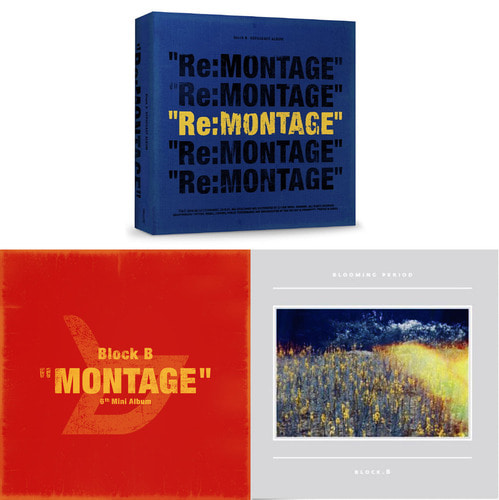 블락비 (Block.B) / 미니앨범 Blooming Period+Montage+Re:Montage (3CD 묶음할인/미개봉)