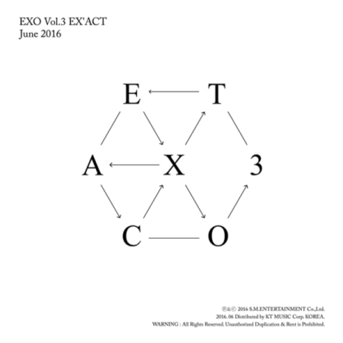 엑소 (Exo) / 3집 Ex&#039;act (Korean) (Lucky One/미개봉)