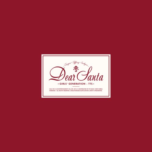 소녀시대-태티서 / Dear Santa (Christmas Special Album/RED/미개봉)