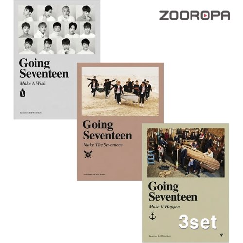 [3종세트] 세븐틴 (Seventeen) / 미니앨범 3집 Going Seventeen