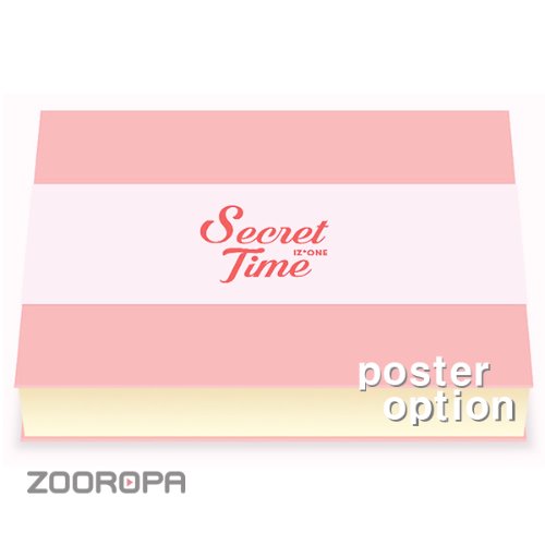 [포스터옵션] 아이즈원 (IZONE) Secret Time 화보집 (DVD 포토북)