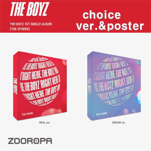 [예판특전/버전선택] 더보이즈 (The Boyz) / The Sphere (싱글 1집/Right here 라잇 히어/포스터옵션)