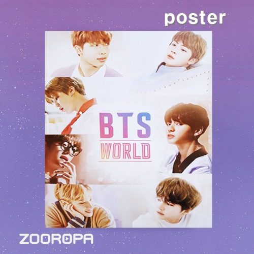 [포스터] 방탄소년단(BTS) BTS WORLD OST (브로마이드 1장+지관통)