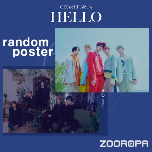 [포스터] 씨아이엑스 (CIX) HELLO Chapter 1 Hello Stranger ep.1집 (브로마이드 1장+지관통)