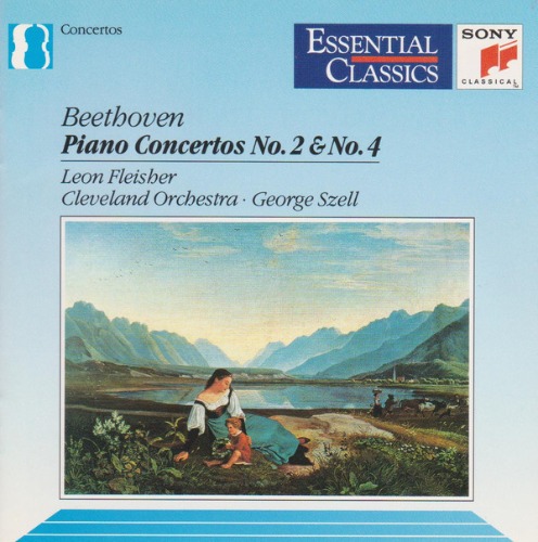 [중고CD] Beethoven, Leon Fleisher, Cleveland Orchestra, George Szell ‎– Piano Concertos No. 2 &amp; No. 4 (수입)