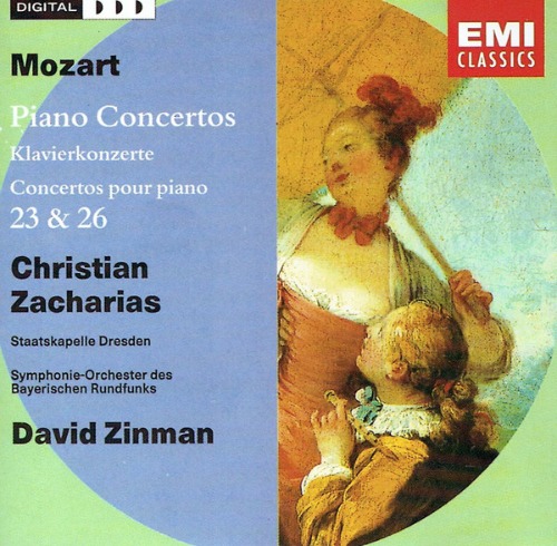 [중고CD] Christian Zacharias / David Zinman - Wolfgang Amadeus Mozart ‎– Piano Concertos 23 &amp; 26 (수입)