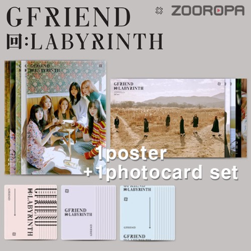 [포스터+특전] 여자친구 (G-Friend) LABYRINTH 교차로 Crossroads (브로마이드 1장+특전포카 1세트)