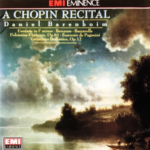 [중고CD] Chopin, Daniel Barenboim – A Chopin Recital (수입/CDM7631512)
