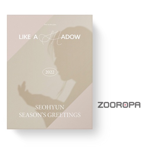 서현 SeoHyun 2022 시즌그리팅 Season&#039;s Greetings &#039;LIKE A SHADOW&#039; (미개봉)