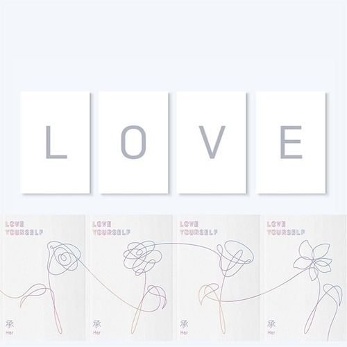 [개봉] 방탄소년단 (BTS) / Love Yourself 承 &#039;Her&#039; (미니앨범 5집/버전랜덤/포카포함)