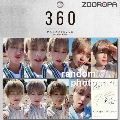 [1포토카드] 박지훈 PARK JIHOON 360 0 Degrees ver.