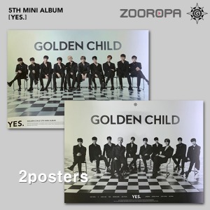 [2포스터] 골든차일드 Golden Child 미니앨범 5집 YES (브로마이드2장+지관통)