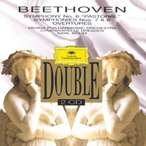 [중고CD] Karl Bohm / Beethoven: Symphonies No. 6, Pastoral 7 &amp; 8 Overtures (2CD/dg2921)