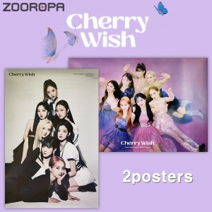 [2포스터] 체리블렛 Cherry Bullet 미니앨범 2집 Cherry Wish (브로마이드2장+지관통)