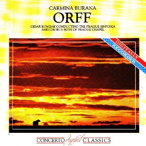 [중고CD] Carmina Burana / Orff, Cesar Komzak Conducting The Prague Simfonia*, Chorus Boys Of The Prague Chapel (수입/OQ0055)