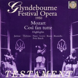[중고CD] Glyndebourne Festival Opera 1950 - Mozart: Cos fan tutte Highlights (수입/1040)