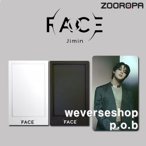 [위버스특전] 지민 방탄소년단 BTS Jimin FACE 플라스틱 포토카드 액자 (B형)