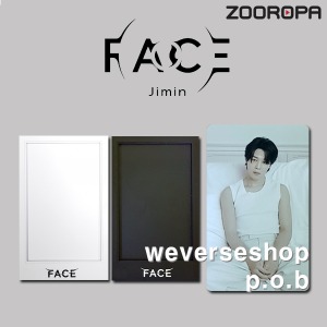 [위버스특전] 지민 방탄소년단 BTS Jimin FACE 플라스틱 포토카드 액자 (A형)