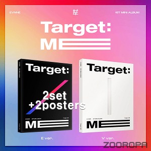 [2종세트/2포스터] EVNNE 이븐 Target: ME 미니앨범 1집
