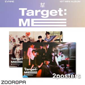 [2포스터] EVNNE 이븐 Target: ME (브로마이드2장+지관통)